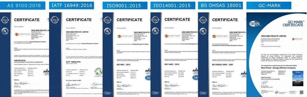 IC certificates