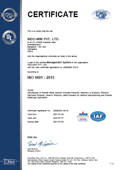 ISO9001 -DBP