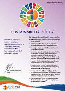 Sustainability