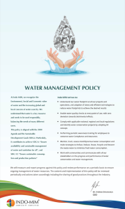 Water management